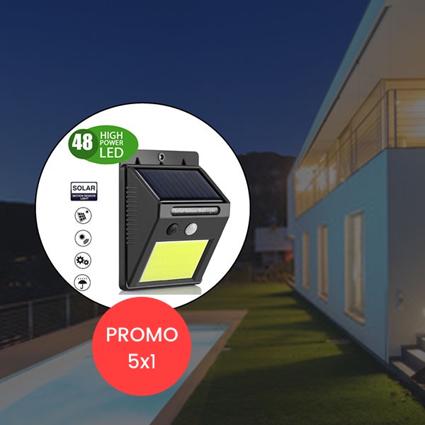 Solar Power Light 5x1